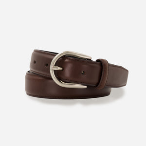 Classic Leather Chocolate Brown Belt