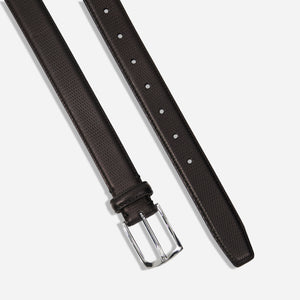 Textured Leather Black Belt alternated image 1