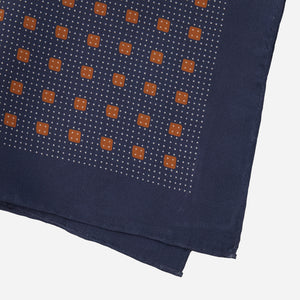 Vintage Geos Navy Pocket Square alternated image 2