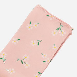 Bikini Sous La Pluie x Tie Bar Fresh Cut Daisies Blush Pink Pocket Square alternated image 1