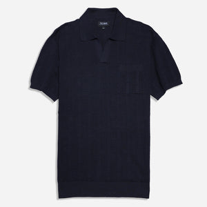 Textured Rib Navy Polo featured image