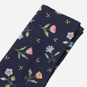 Royal Threads Floral Navy Pocket Square alternated image 1