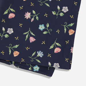 Royal Threads Floral Navy Pocket Square alternated image 2