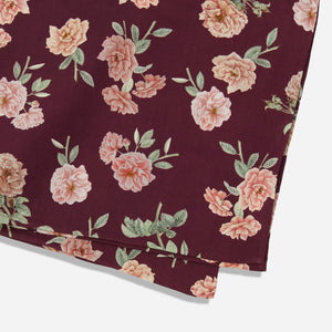 Scented Floral Burgundy Pocket Square alternated image 2