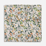 Shasta Floral Hunter Green Pocket Square