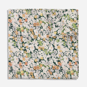 Shasta Floral Hunter Green Pocket Square featured image