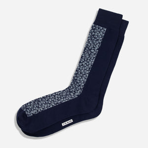 Bloom Floral Navy Dress Socks featured image