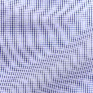Pinpoint Box Check Blue Non-Iron Dress Shirt alternated image 3