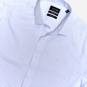 Pinpoint Check Blue Non-Iron Dress Shirt alternated image 2