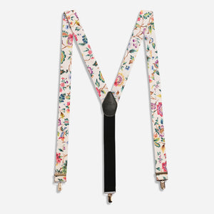 Floral Ivory Suspenders alternated image 2