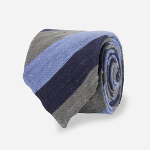 Strisce Stripe Blue Tie