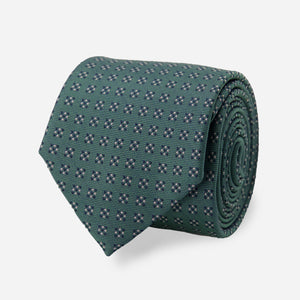 Square Echo Emerald Tie