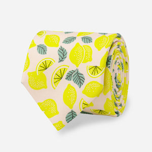 Bikini Sous La Pluie x Tie Bar Fresh Picked Lemon Pale Pink Tie featured image