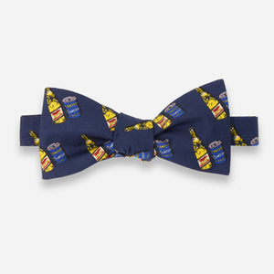 Miller High Life x Planters x Tie Bar Cheers Navy Bow Tie