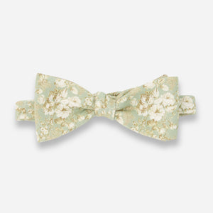 Laura Ashley x Tie Bar Brompton Floral Sage Green Bow Tie