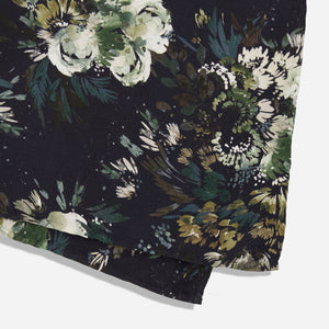 Kelly Ventura x Tie Bar Enchanted Meadow Floral Black Pocket Square alternated image 2