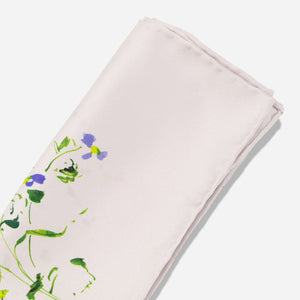 Kelly Ventura x Tie Bar Floral Impression Floral Lavender Pocket Square alternated image 1