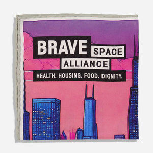 A Braver Chicago Pink Pocket Square