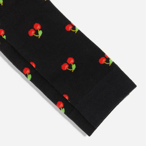 Cherry Fruit Black Dress Socks alternated image 2