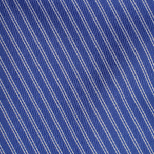 Textured Double Stripe Navy Non-Iron Dress Shirt alternated image 2