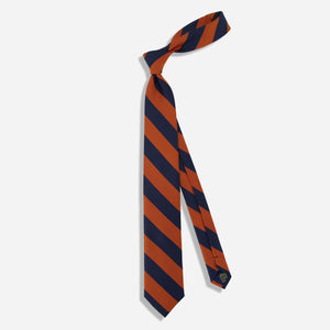 Alma Mater Heritage Stripe Orange Tie alternated image 1