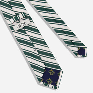 Alma Mater Heritage Stripe Green Tie alternated image 2