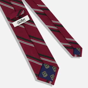 Alma Mater Heritage Stripe Cardinal Tie alternated image 2