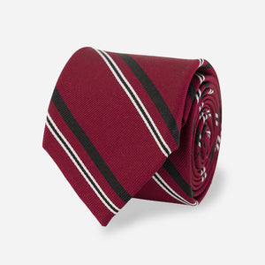 Alma Mater Heritage Stripe Cardinal Tie