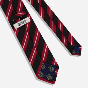 Alma Mater Heritage Stripe Crimson Tie alternated image 2