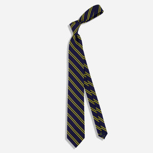 Alma Mater Heritage Stripe Midnight Navy Tie alternated image 1