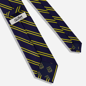 Alma Mater Heritage Stripe Midnight Navy Tie alternated image 2