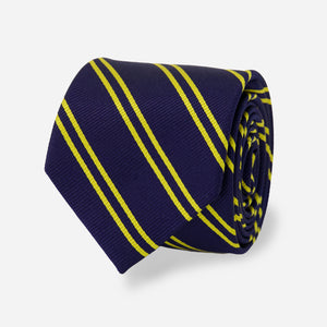 Alma Mater Heritage Stripe Midnight Navy Tie