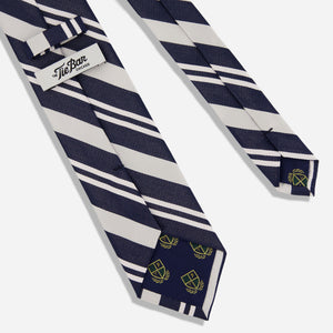 Alma Mater Heritage Stripe Navy Tie alternated image 2