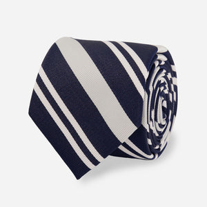 Alma Mater Heritage Stripe Navy Tie