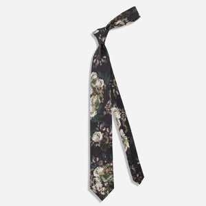 Kelly Ventura x Tie Bar Enchanted Meadow Floral Black Tie alternated image 1