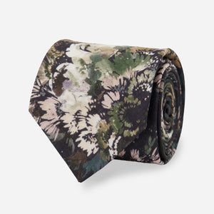 Kelly Ventura x Tie Bar Enchanted Meadow Floral Black Tie featured image