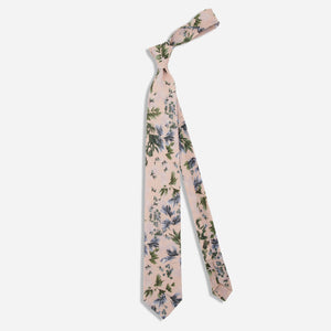 Kelly Ventura x Tie Bar Blossom Brushstroke Floral Blush Pink Tie alternated image 1