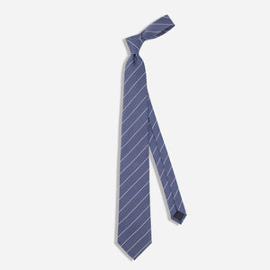 Pencil Pinstripe Slate Blue Tie alternated image 1
