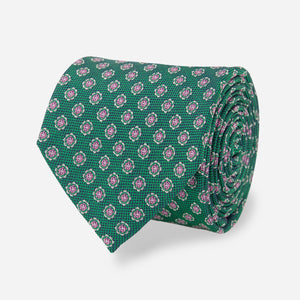 Medallion Cruise Emerald Green Tie featured image