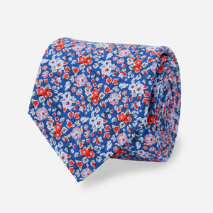 Freesia Floral Navy Tie featured image