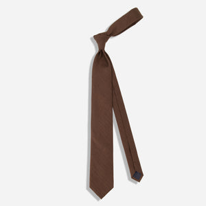 Alleavitch Herringbone Chocolate Brown Tie alternated image 1