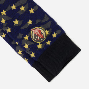 Tie Bar x Miller High Life Girl In The Moon Midnight Navy Dress Socks alternated image 2