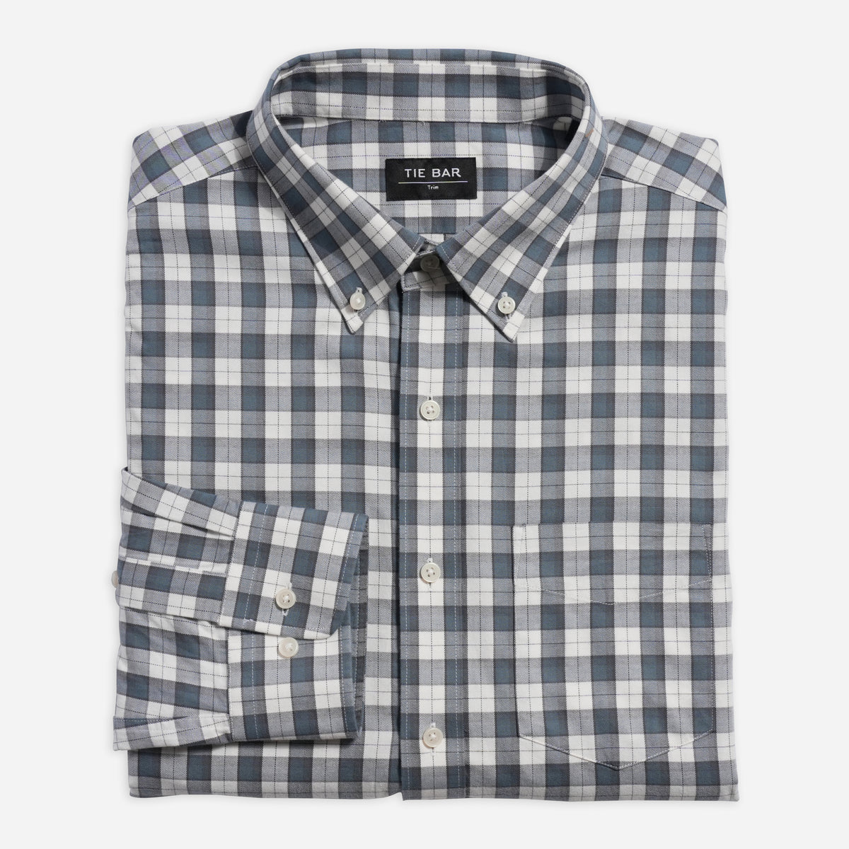 Tailgate Plaid Teal Casual Shirt | Cotton Shirts | Tie Bar