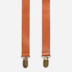 Brown Leather Suspender