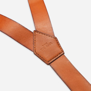 Brown Leather Suspender alternated image 1