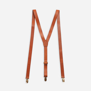 Brown Leather Suspender alternated image 2
