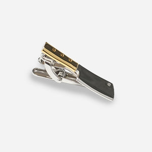 Butcher's Knife Silver Tie Bar