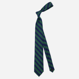 Lumber Stripe Hunter Green Tie