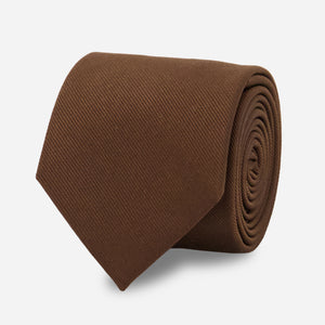 Grosgrain Solid Sable Tie