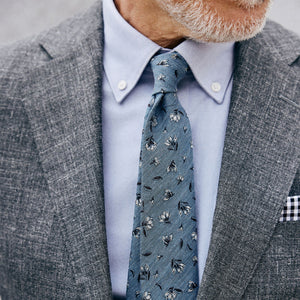 Grazioso Floral Blue Tie alternated image 4